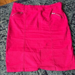 Sharagano Fuchsia Pencil Skirt